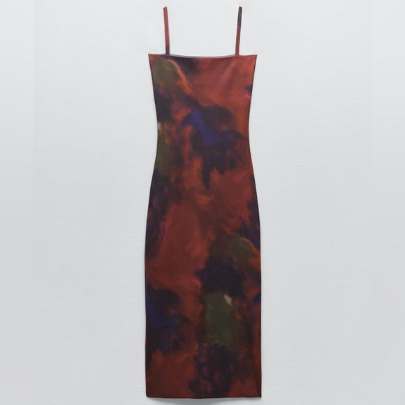 ZARA Bloggers Fav Tie Dye Dress - Picture 6 of 12